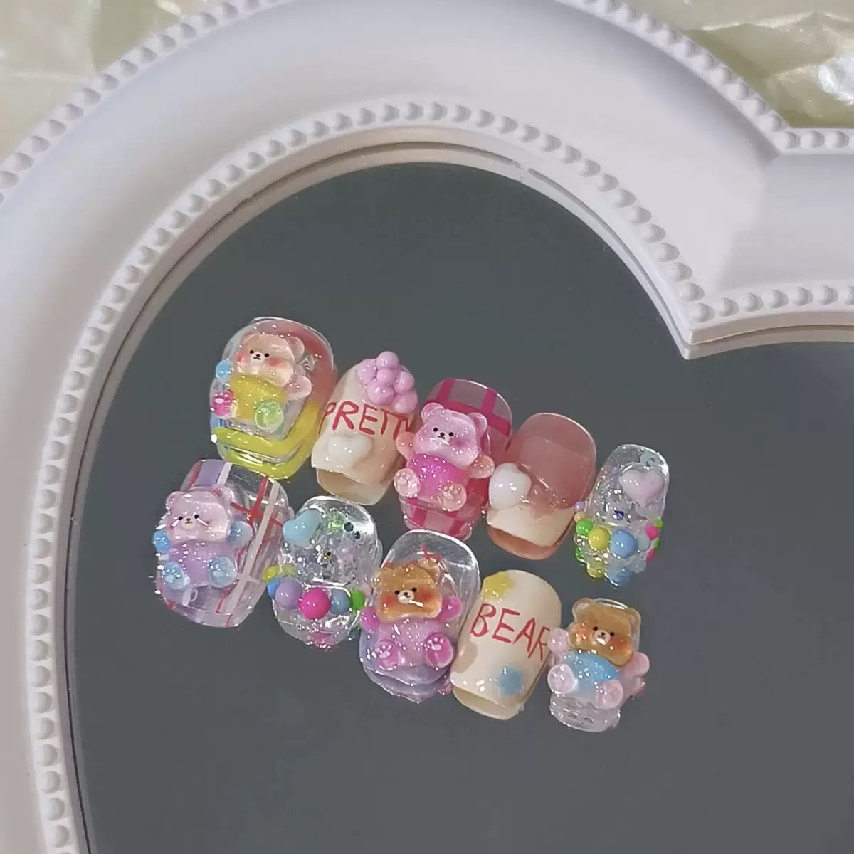 Candy Bear Jelly Press-On Nails